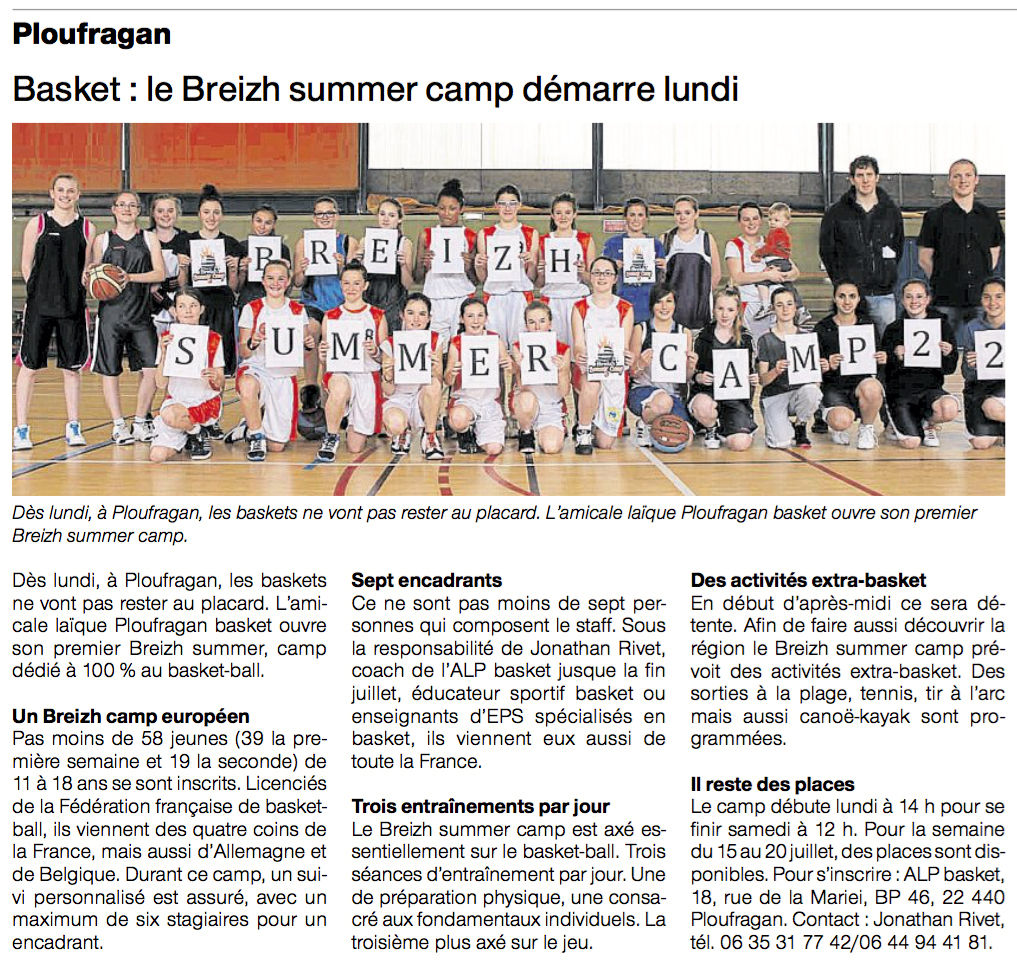 Photo Breizh Summer Camp