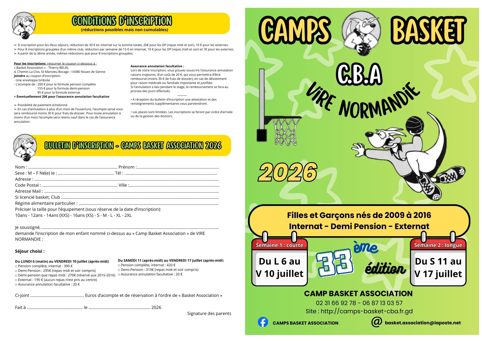 Photo Camp Basket CBA