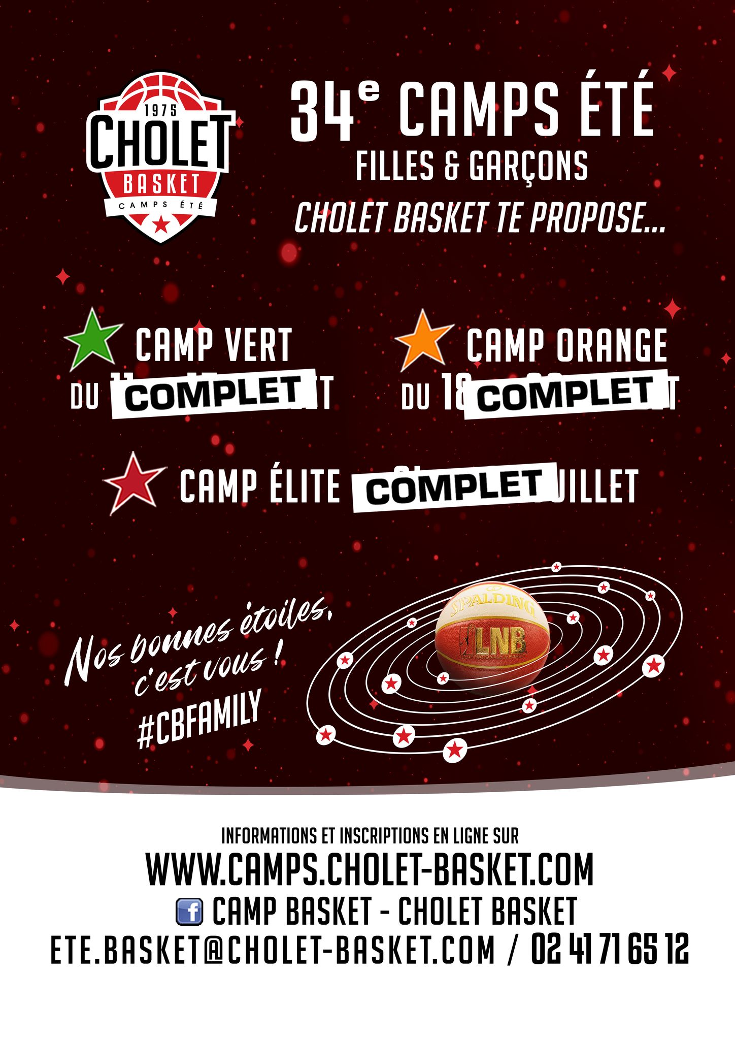 Photo Camp Basket Cholet Basket