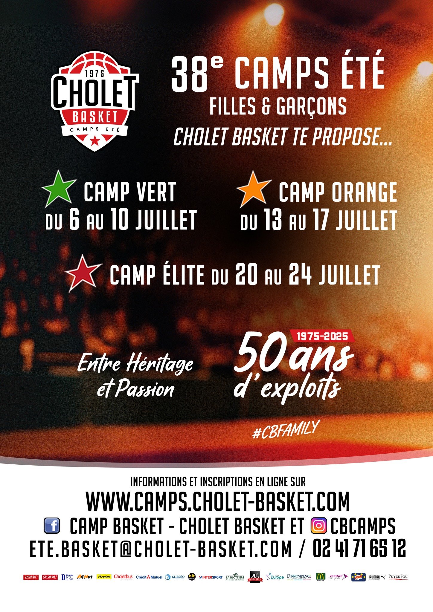 Photo Camp Basket Cholet Basket