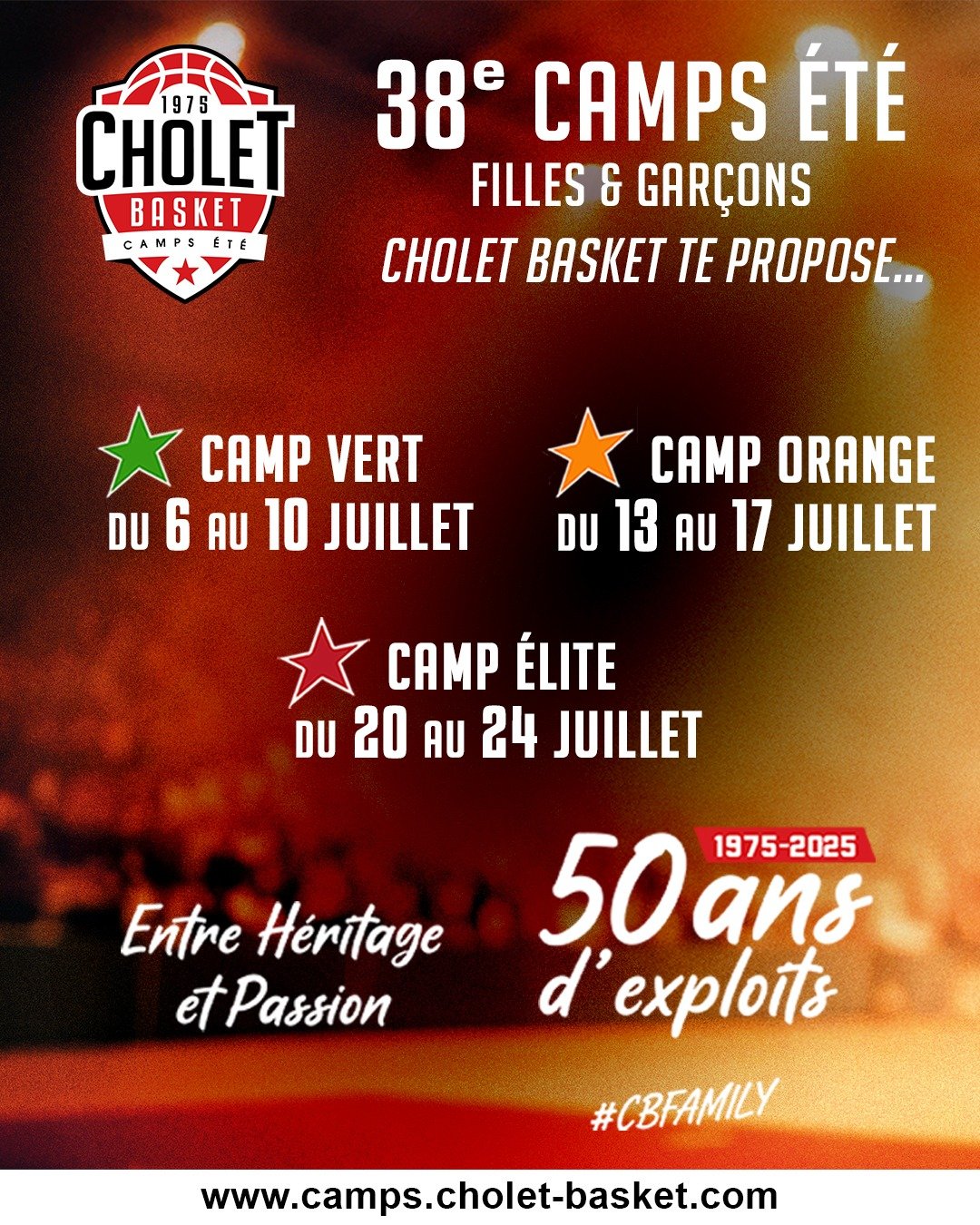 Photo Camp Basket Cholet Basket
