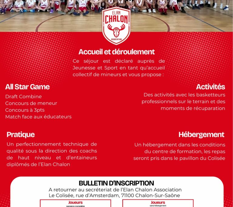 Photo Camps Elan Chalon