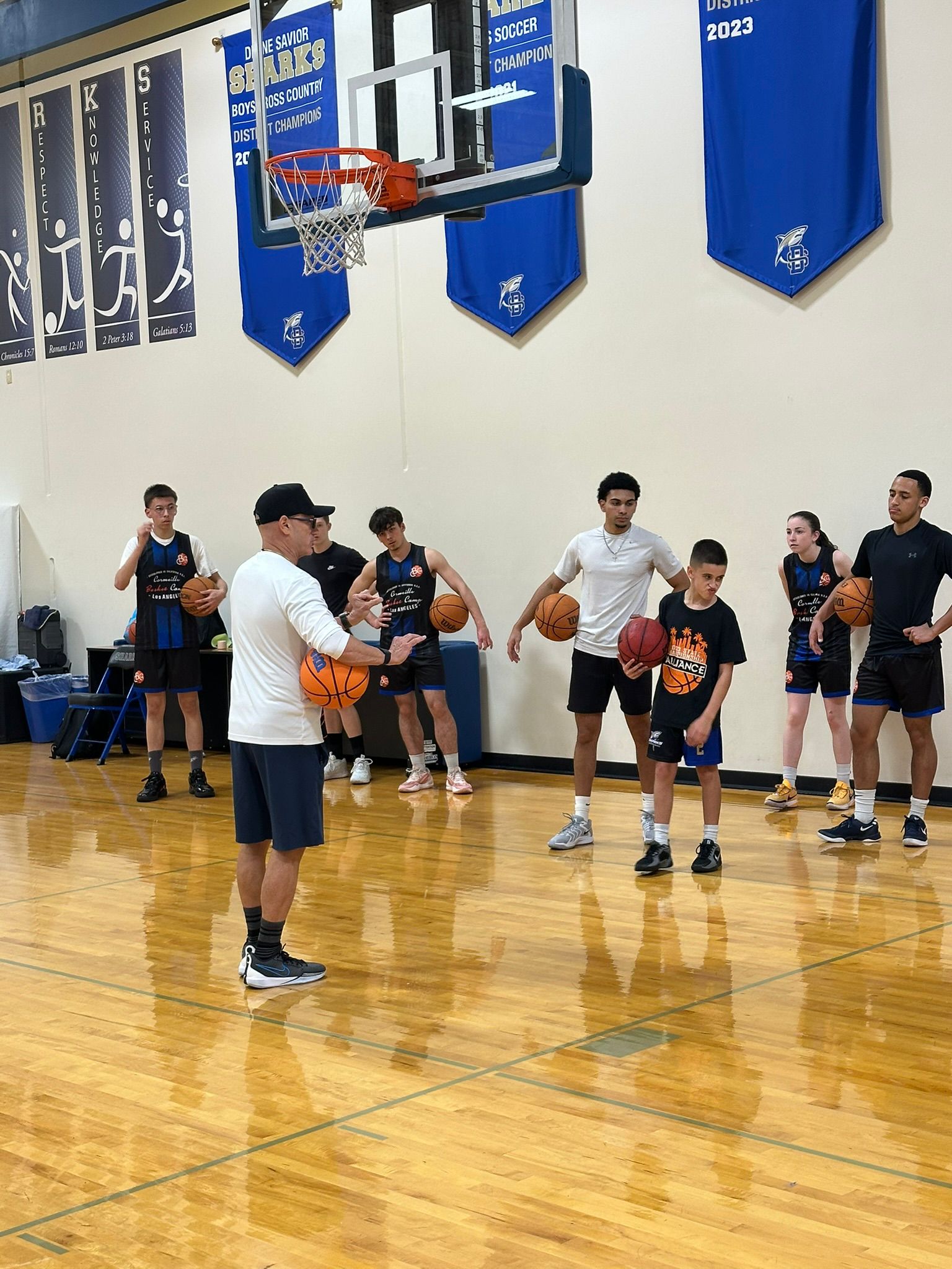 Photo Corneille Basket Camp Los Angeles