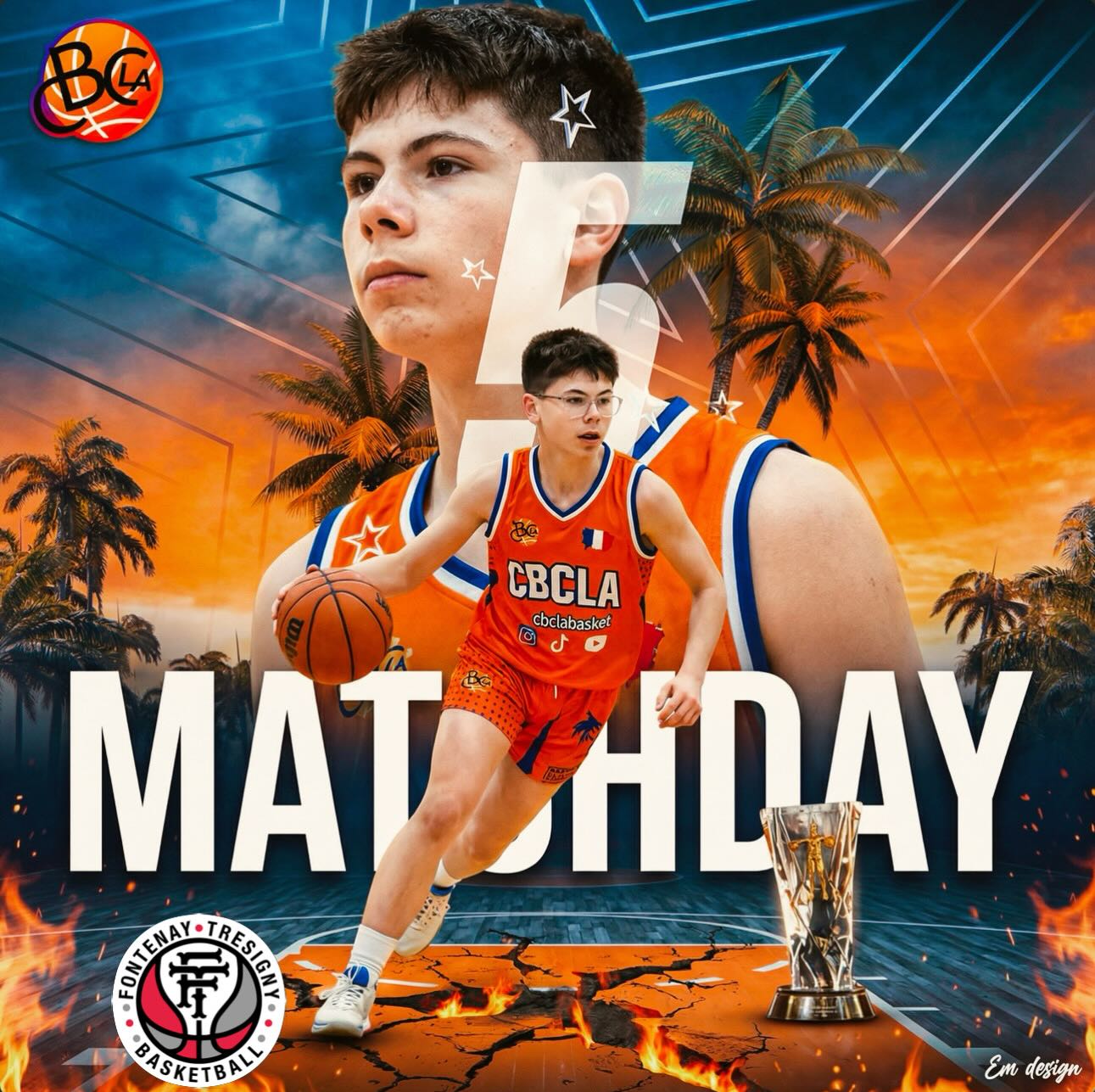 Photo Corneille Basket Camp Los Angeles