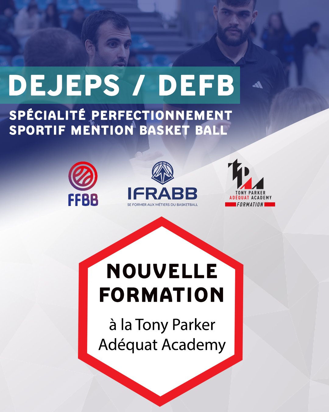 Photo Tony Parker Adéquat Academy