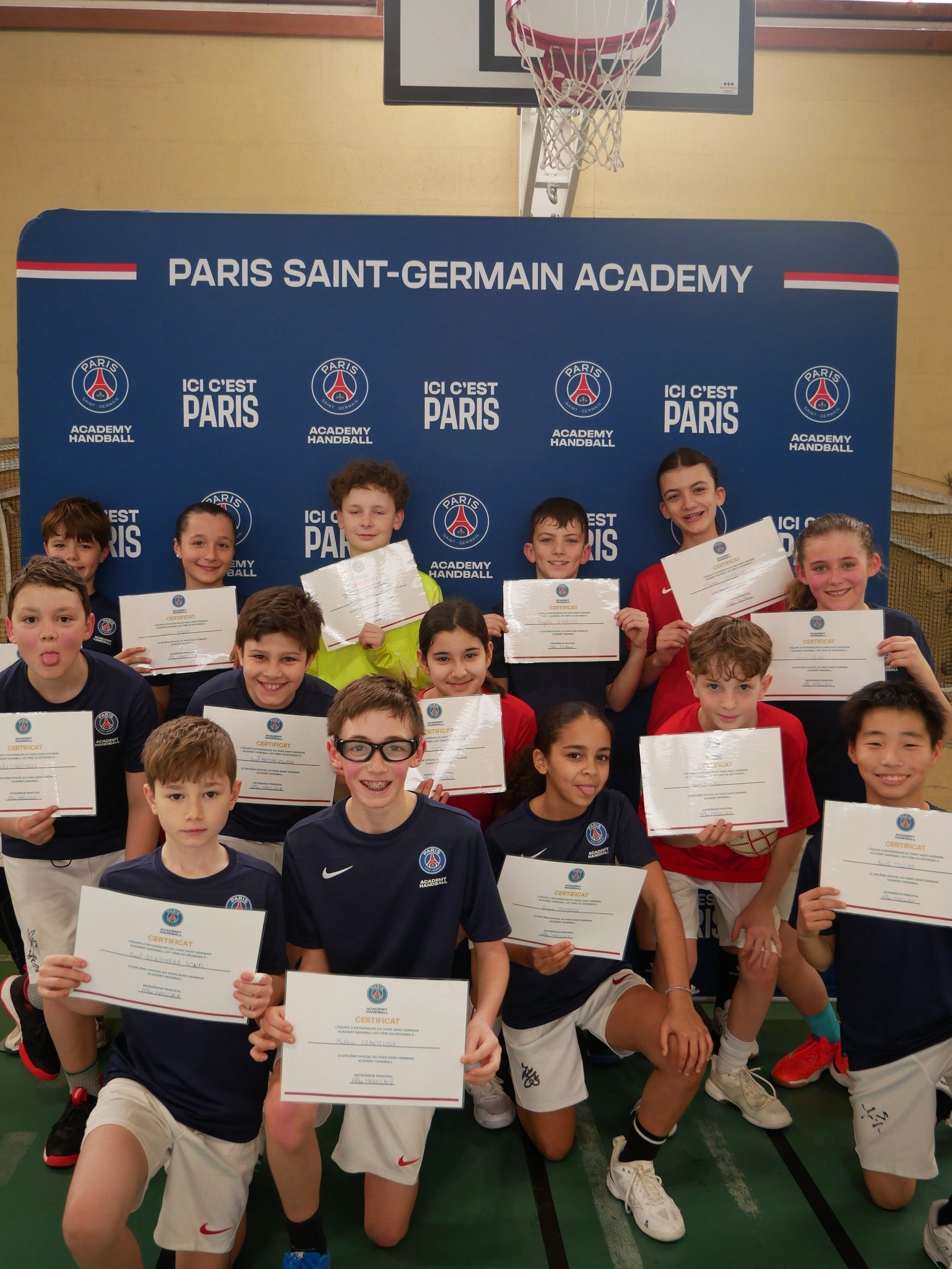 Photo PSG Handball Academy