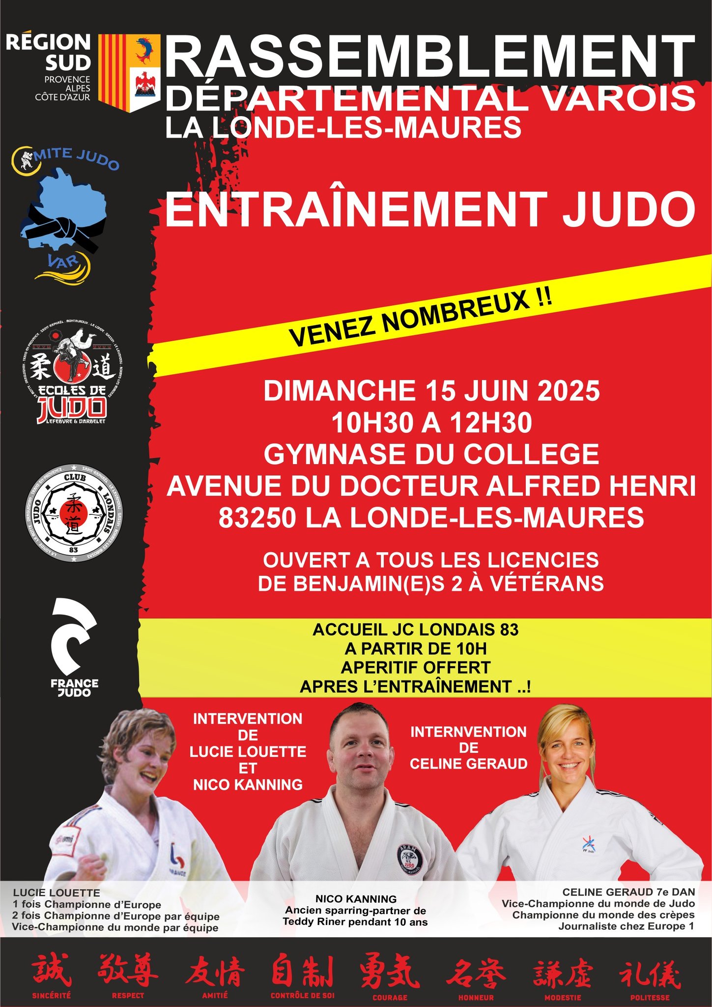 Photo Stage International Judo Saint-Raphaël