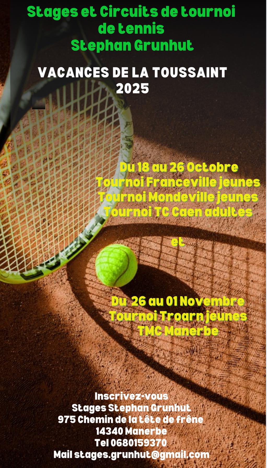 Photo Stage stéphan Grunhut